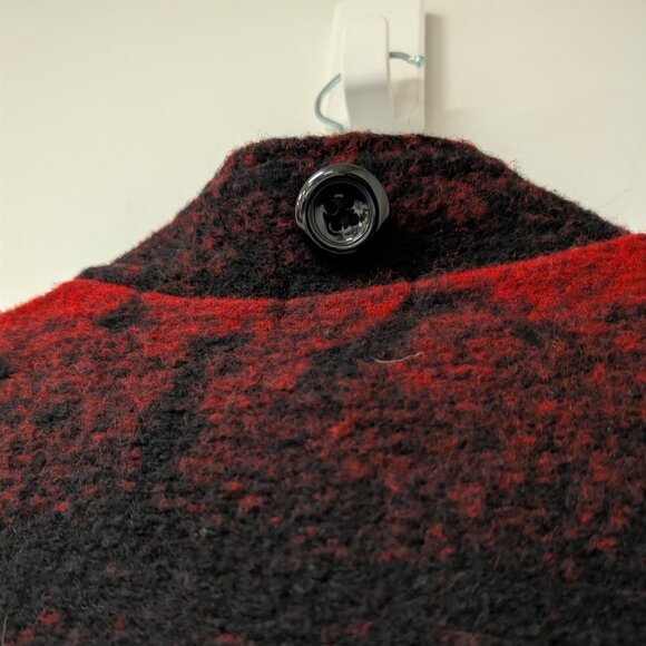 Made in Italy wool faux fur cape - Picture 8 of 10